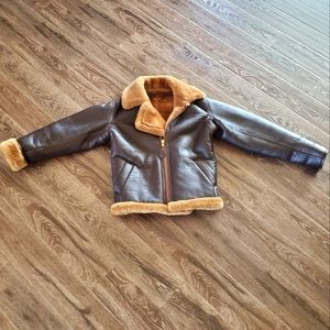 Irvin Shearling Flying Jacket Size 36